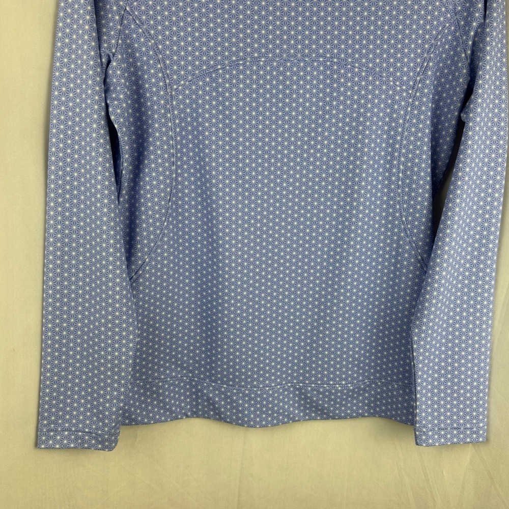 Peter Millar Crown Sport Purple Geometric Performance Full Zip Jacket Womens S - Picture 7 of 8
